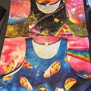 Graphic Tank tops, Bundle of 2.